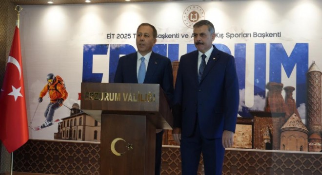 Bakan Yerlikaya Erzurum'da